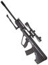 JG Works 0446A Airsoft Sniper Rifle with Scope & Bipod in Black