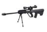 JG Works 0446A Airsoft Sniper Rifle with Scope & Bipod in Black