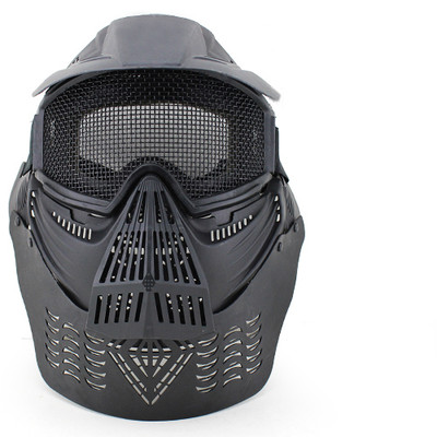 Wosport Transformers Ultimate Airsoft Mask with Steel Mesh in Black 