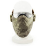Wosport Half Face Brave Airsoft Mask in A-Tacs Camo