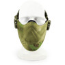 Wosport Half Face Brave Airsoft Mask in Flecktarn Camo