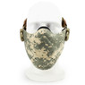 Wosport Half Face Brave Airsoft Mask in ACU Camo