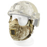 Wosport Half Face V5 Conquerors Airsoft Mask in Digital Desert
