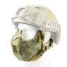 Wosport Half Face V5 Conquerors Airsoft Mask in A-Tacs Camo