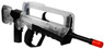 Double Eagle M46A Famas spring bb gun in Clear/black
