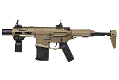 Ares Amoeba "Stubby" Honey Badger AEG in Tan