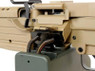 A&K M249 MKI Airsoft gun with Skeleton Stock in Tan