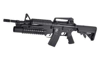 E C M4a1 Carbine Aeg With M3 Grenade Launcher In Black Ec 701 guns4less E C M4a1 Carbine Aeg With M3 Grenade Launcher In Black Ec 701 guns4less