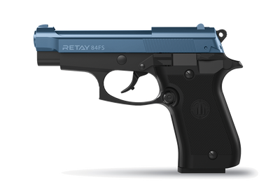 Retay Mod84-FS "Cheetah" 9MM Blank Firing Pistol in Blue 