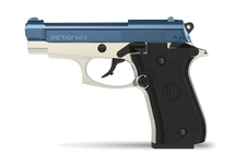 Retay Mod 92 - 9MM Blank Firing Pistol in Satin & Blue 