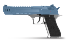 Retay Desert Eagle XU - 9MM Blank Firing Pistol in Chrome & Blue 