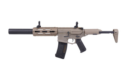 Ares Amoeba Honey Badger AEG with Silencer in Tan