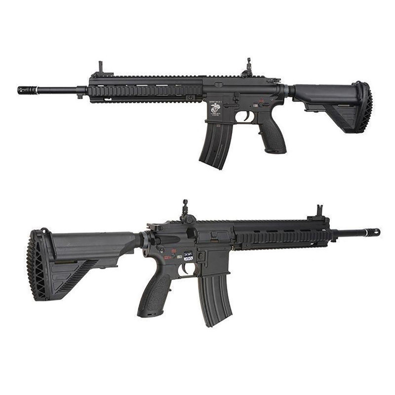 E&C M4 HK416 Carbine AEG in Black (EC-103) - bbguns4less
