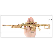 Barrett M82A1 .50 Cal Metal Die Cast Toy Sniper Replica 3:1 scale in Desert Camo 