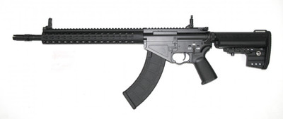 Cyma CM093C M4/AK Hybrid With Keymod Handguard in Black With Silencer