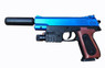 Vigor 238AS spring pistol with light & laser in Blue