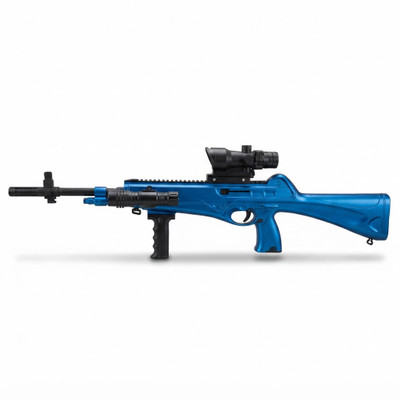Side profile of the Vigor 8910B Beretta Cx4 Storm Replica in Blue against a white background.