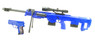 Cyma P1161 Spring M82 Support Rifle and Pistol Set in Blue