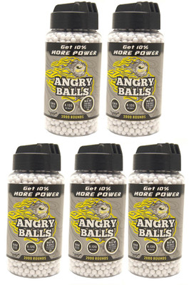 5 pots of angry ball bb pellets  10000 X 0.12G (6mm)