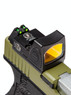 RAVEN EU17 BDS Gas Blowback Pistol - Green Top Slide & Red Dot Sight (VGP-01-12-BDS)