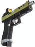 RAVEN EU17 BDS Gas Blowback Pistol - Green Top Slide & Red Dot Sight (VGP-01-12-BDS)