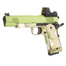 Raven M1911 BDS - MEU Railed Camo Frame with Green Slide (RGP-02-11-BDS)