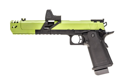 Raven Hi Capa Dragon 7 BDS Gas Pistol in Green with Red Dot Sight (RGP-03-14-BDS)