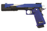 WE Dragon 7.0 Government model GBB Pistol in Blue WE Dragon 7.0 Government model GBB Pistol in Blue