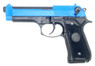 WELL G195 92FS Co2 GBB Full Metal Pistol in Blue