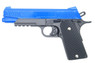 Galaxy G38 Full Scale 1911 Pistol in Full Metal in Blue