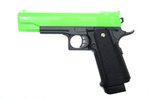 Galaxy G6 M1911 Full Metal Pistol BB Gun in Radioactive Green