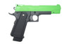 Galaxy G6 M1911 Full Metal Pistol BB Gun in Radioactive Green