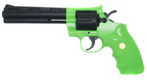 Galaxy G36 Revolver spring powered 6-inch barrel in Radioactive Green