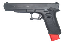 Double Bell 764-US - EU17L GBB Pistol With Red Mag in Black