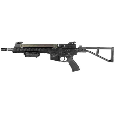 AY A0004 - AR-57 AEG with M231 with Folding Stock in Black