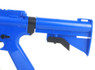 A close-up of the adjustable stock on the Well D92 - M16 Carbine Fully automatic BB gun in Blue.