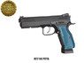 ASG CZ Shadow 2 Co2 Blowback Pistol with Blue Grip in Black