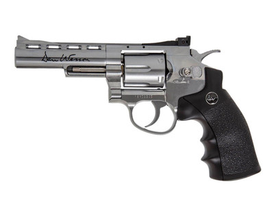 ASG Dan Wesson 4" Airsoft Revolver in Silver