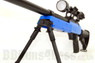 Well MB06 Airsoft Sniper Rifle with Scope & Bipod in Blue