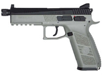 ASG CZ P-09 Replica GBB Pistol inc Pistol Case in Grey