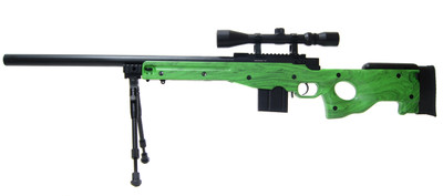 Well MB4401 L96 replica Sniper Rifle in Radioactive Green