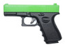 Galaxy G15H Full Metal Pistol with Holster in Radioactive Green
