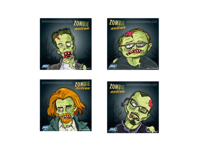 ASG - Zombie Shooting Targets 14cm x 100 pcs (18168)