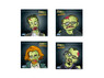 ASG - Zombie Shooting Targets 14cm x 100 pcs (18168)