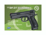 ASG CZ 75 SP-01 Shadow Co2 NBB Pistol in Black (17653)