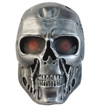 FMA T800 Airsoft Wire Mesh Robot Skull Full Face Mask in Silver