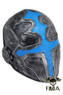 FMA Wire Mesh "Cross The King" Airsoft Mask Blue Mesh
