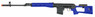 AY Dragunov SVD Spring Rifle in Blue