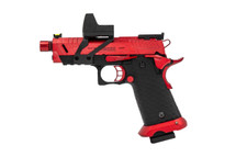 Vorsk CS Hi Capa Vengeance GBB Pistol in Black & Red with BDS Sight (VGP-02-CS-10-BDS)