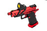 Vorsk CS Hi Capa Vengeance GBB Pistol in Black & Red with BDS Sight (VGP-02-CS-10-BDS)